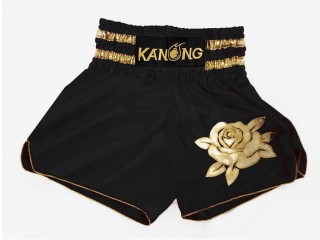 Kanong Dame Muay Thai Shorts : KNSWO-403-Sort